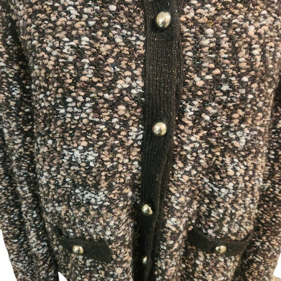 Cato Black Button Up Cardigan Size XL - Picture 3 of 5